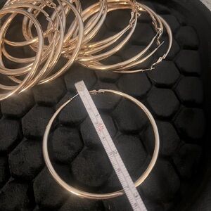 Large Gold Hoops